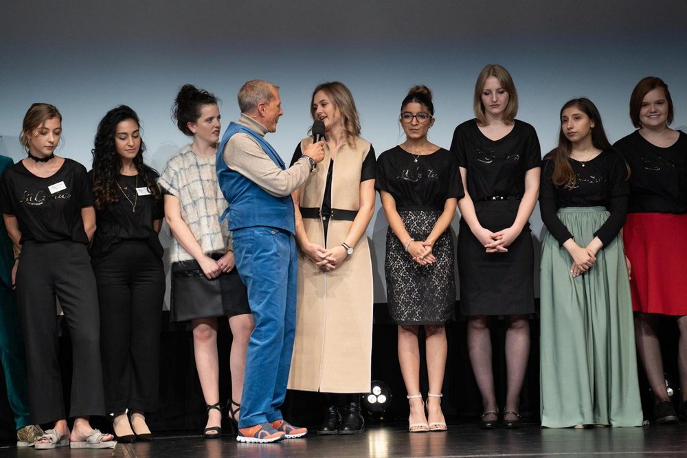 Lernende am Fashion Day 2018