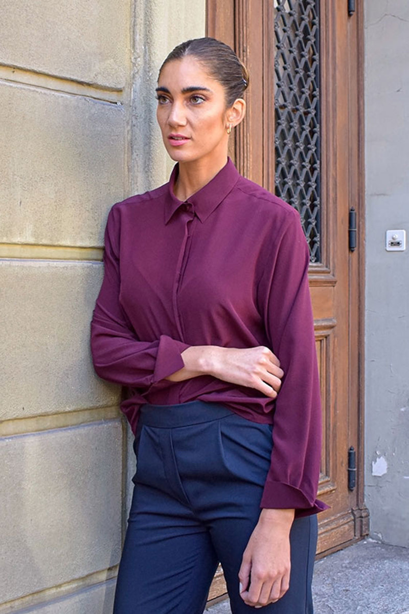 Seidenbluse