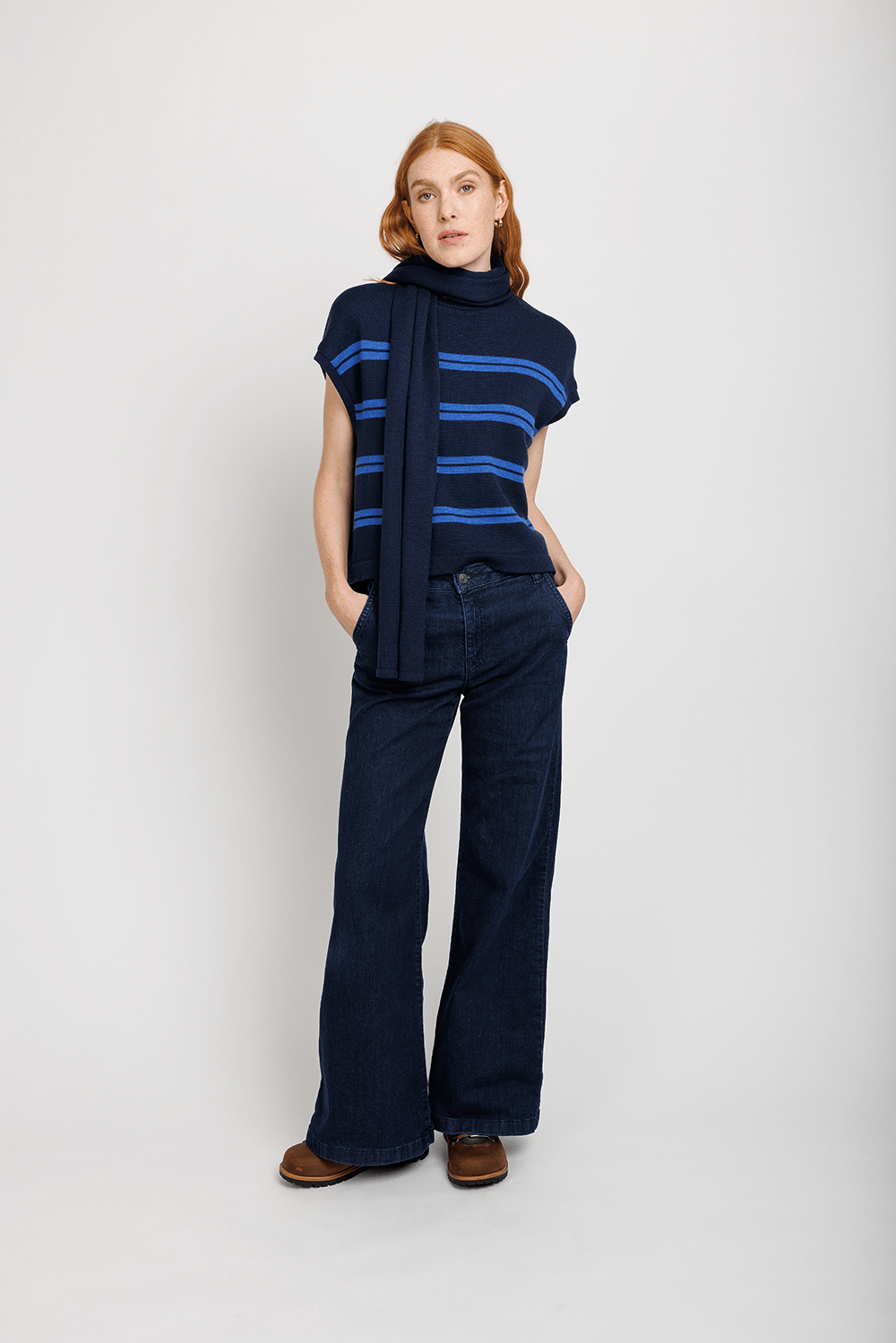 Knitwear Pullunder Streifen